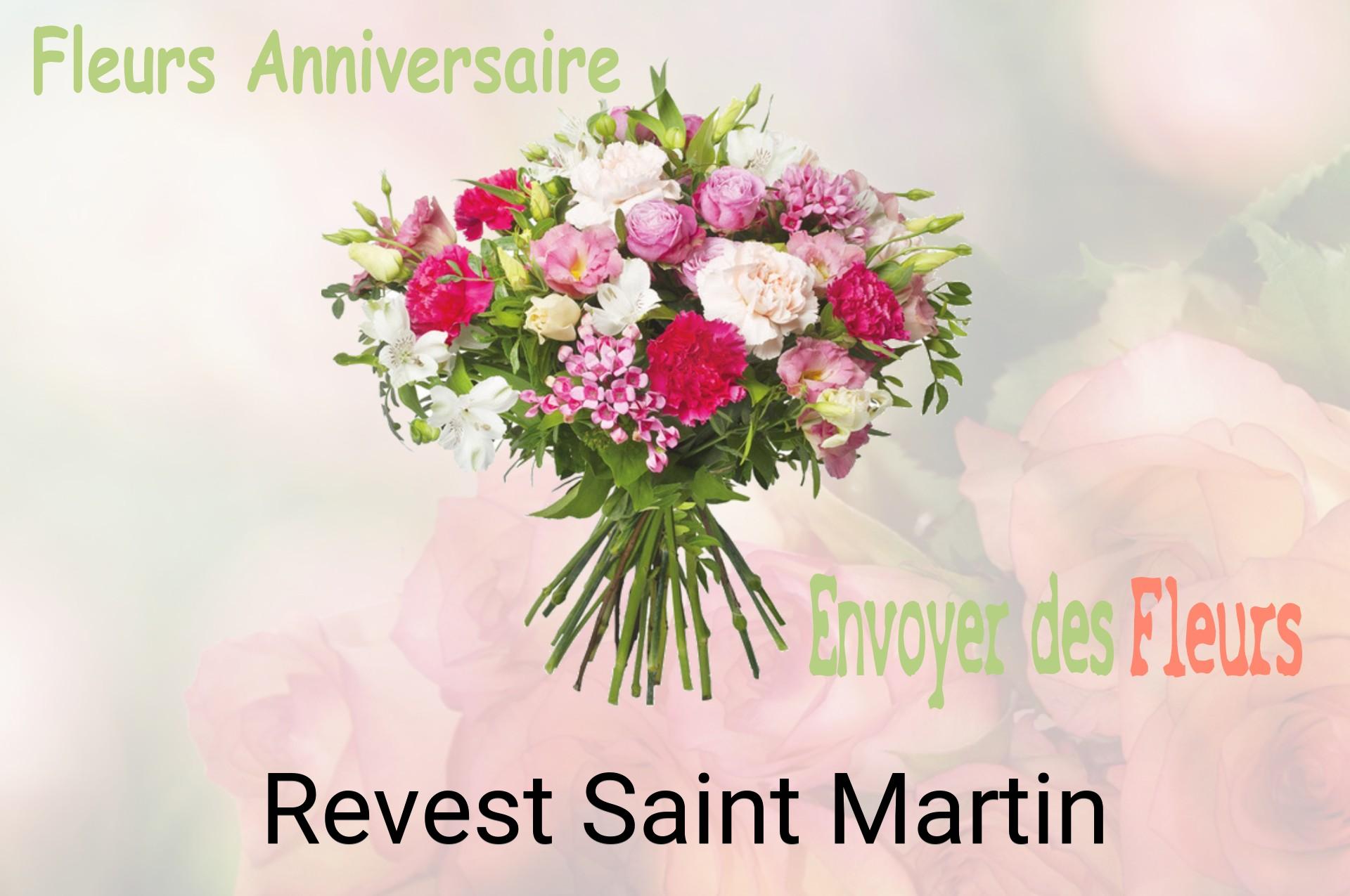 Bouquet de fleurs d’anniversaire livré à Revest-Saint-Martin