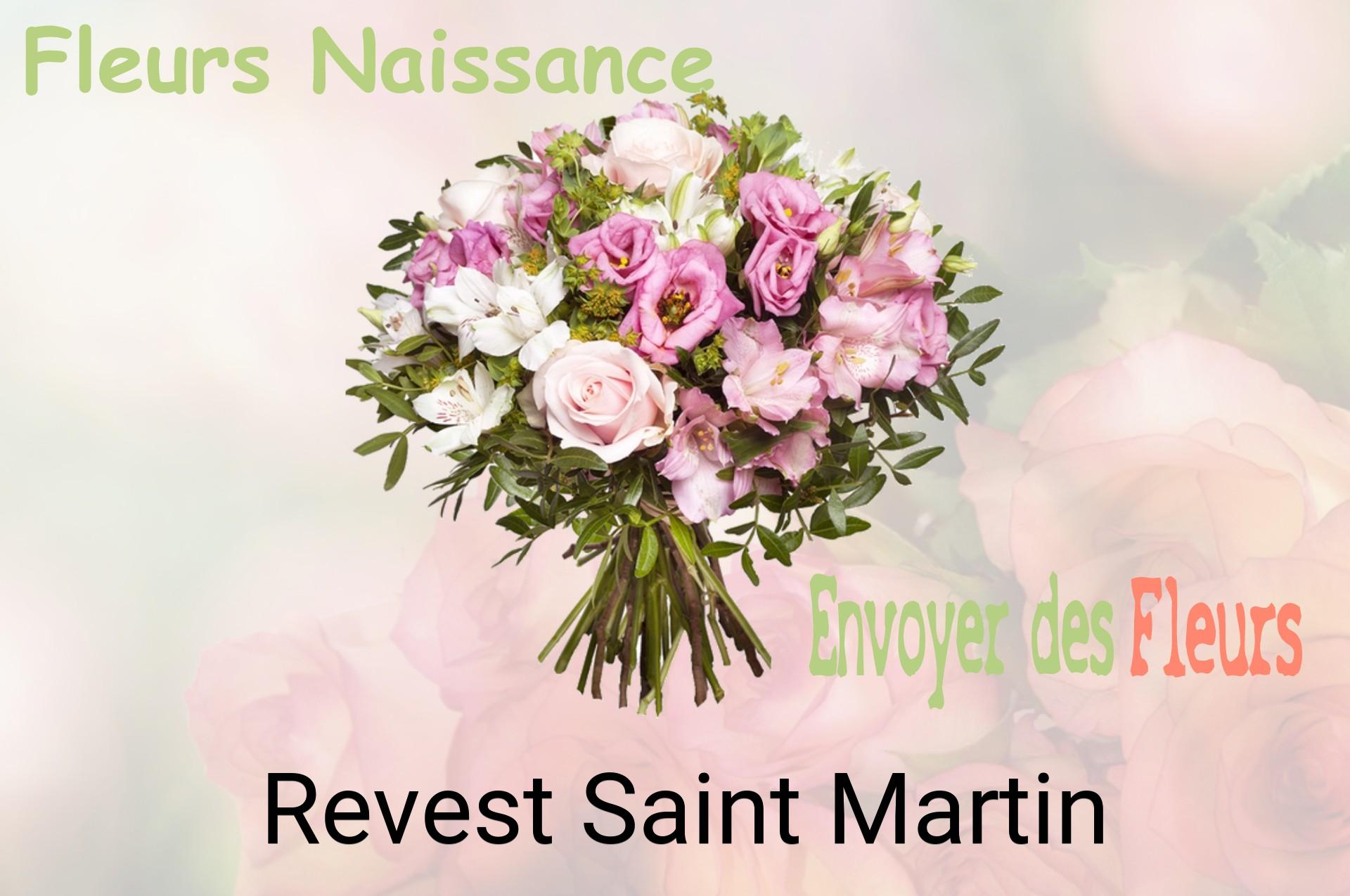 Bouquet de fleurs de naissance livré à Revest-Saint-Martin